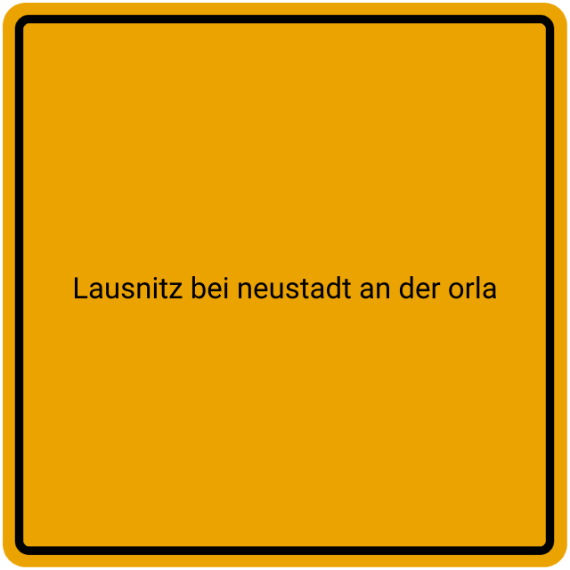 Meldebestätigung Lausnitz bei Neustadt an der Orla